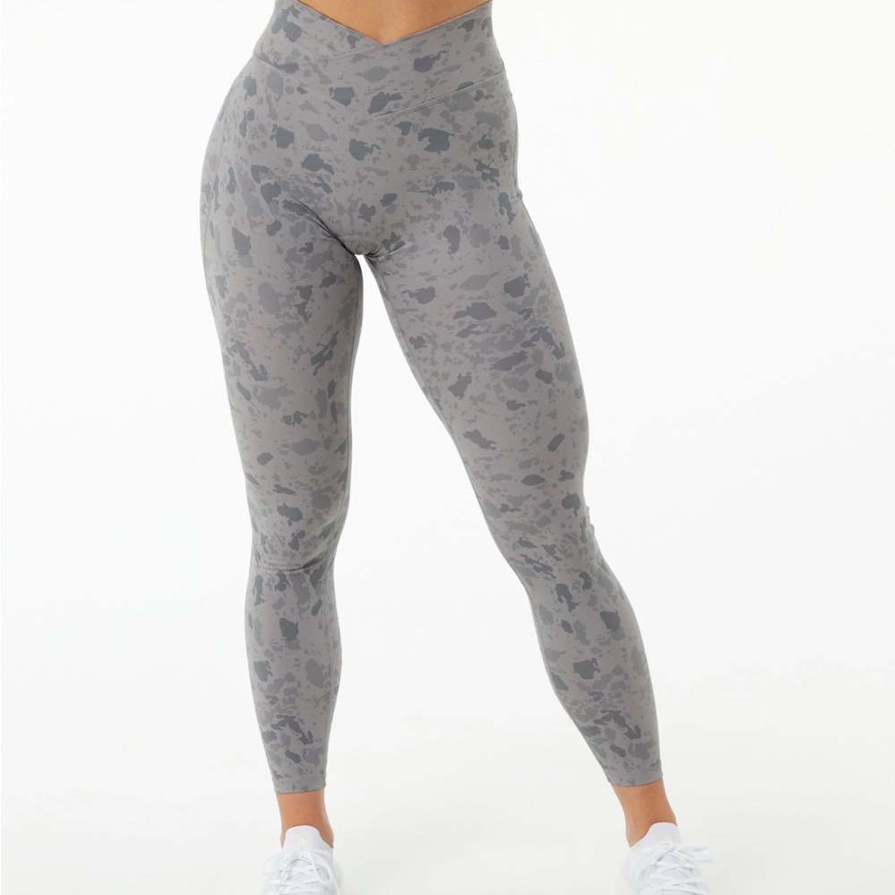Alphalete Surface Power Legging 27" - Pebble Print Black
M